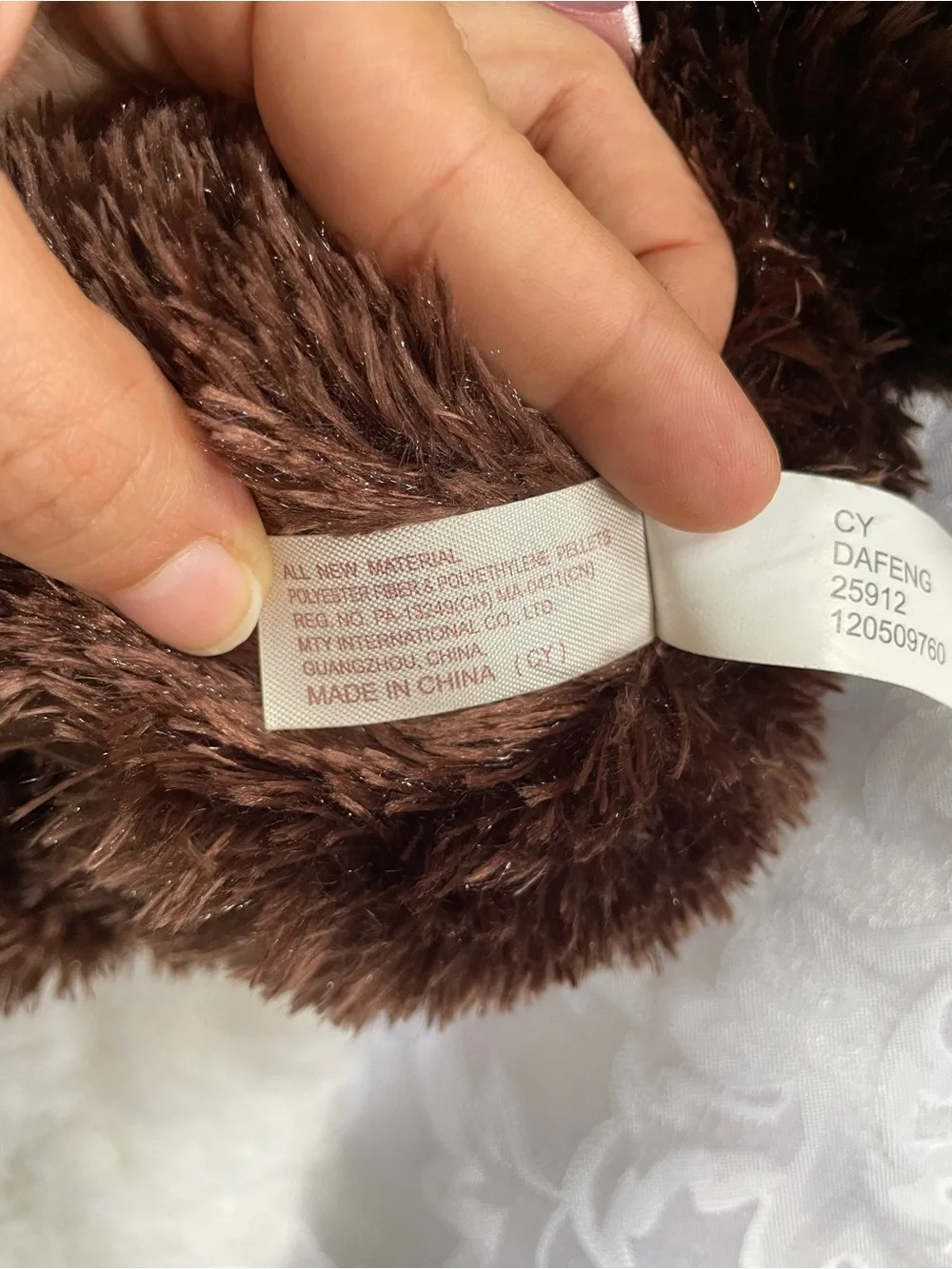 Dan Dee Collector’s Choice Chocolate Scented Teddy Bear 13”